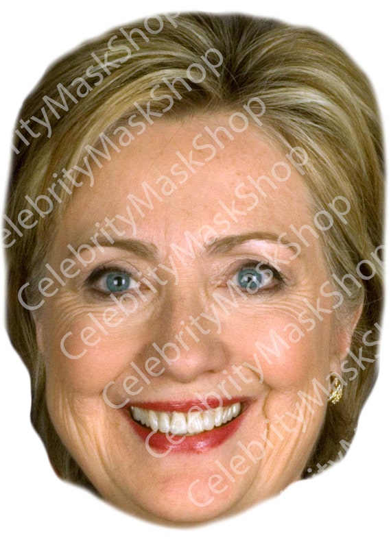 Hillary Clinton printable mask fun mask