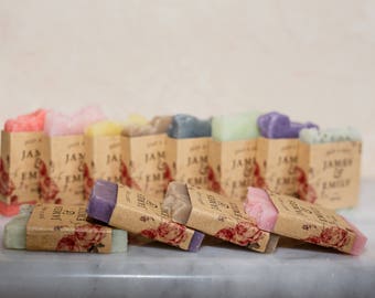 50 personalized favors wedding soap favors luxury wedding favor wedding favors bridal shower favors thanksgiving guest soap mini soap