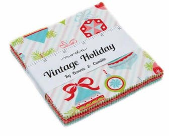 Vintage Holiday by Bonnie & Camille Charm Pack for Moda