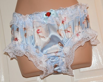 Pure silk panties, utterly feminine, so soft, to 36" waist, Sissy Lingerie