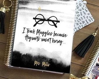Original Stylish Planner™ Cover Set - Wizard Teacher: For use with Erin Condren Life Planner(TM), Happy Planner and Recollections Planner