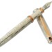 Handmade Fountain Pen Sterling Silver 925 Pen & The City Made in Italy Rose Gold Plated Trimmings Italy