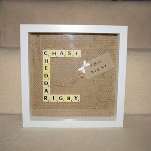Custom Wedding Gift, Personalized Wedding, Bridal Shower Gift, Scrabble Frame, Engagement Gift, Anniversary Gift, Gift for Couple, Wedding