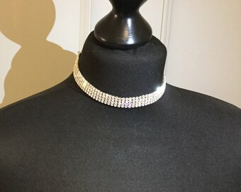 Crystal diamanté choker