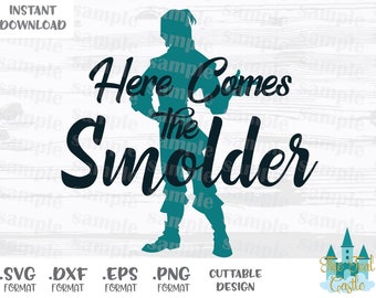 Flynn Quote, Smolder, Tangled, Disney Inspired Cutting Files in Svg, Eps, Dxf and Png Formats