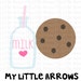 Milk and cookies SVG, DXF, EPS, png Files for Cutting Machines Cameo or Cricut - milk and cookies party decor - party favors - party svg