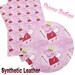 Faux leather sheets, Peppa pig synthetic leather, peppa pig canvas, faux leather sheets,synthetic leather, printed canvas, faux leather