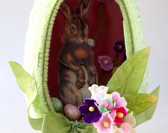 Green Diorama Spring Egg
