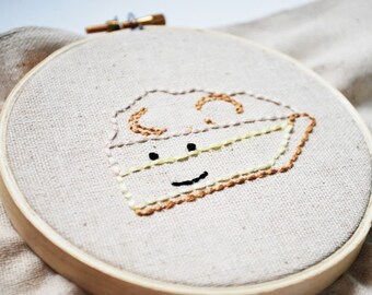Food Friends 2 - Dinner and Dessert Embroidery Pattern
