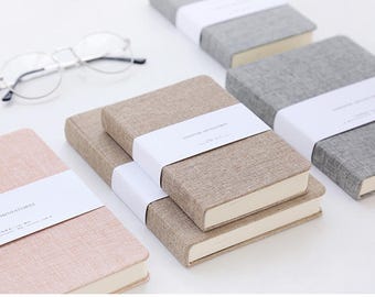 72K Linen blank notebook,Fabric cover notebook,Journal,Diary,Sketchbook,Notepads