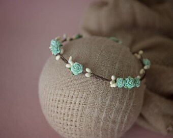 Newborn Floral Halo, Photography Prop