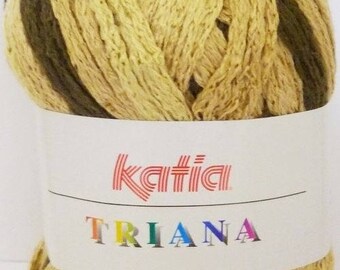 KATIA TRIANA 100GR THREE //44 BROWN WOOL