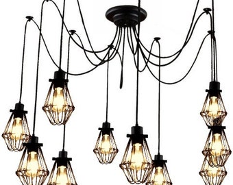 chandeliers pendant lights etsy
