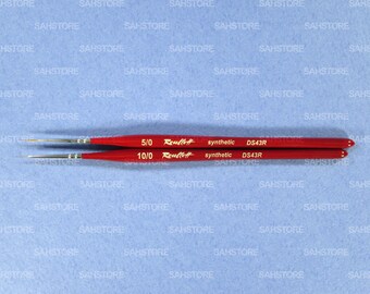DS43R LINER SYNTHETIC kolinsky imitation professional brushes for nail art design thin lines painting Roubloff