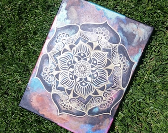 12x16 Life Changes- Mandala Painting