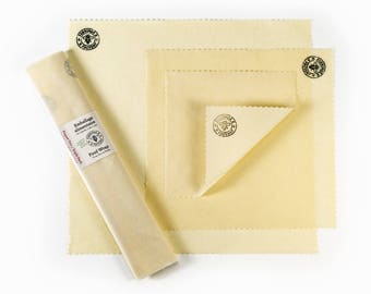 Organic Beeswax Food Wrap - Trio Pack