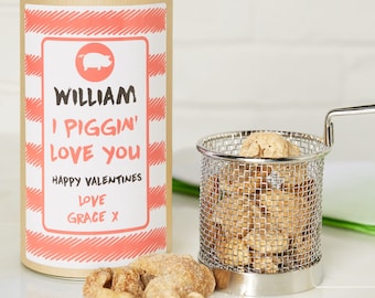 Pork Scratching Personalised Gift - boyfriend gift - husband gift - gift for foodie - pork gift - Anniversary gift - anniversary present
