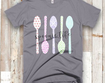 Decorative Spoons Spoonie Life Shirt/YOUR COLOR