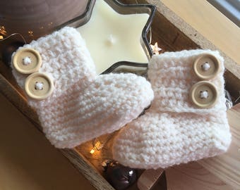 Babyboots Babyschuhe gehäkelt