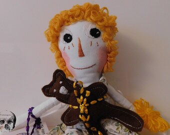 Daisy Art Doll. Collectible. 14"
