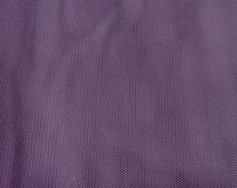 Mesh- Eggplant Mesh Fabric