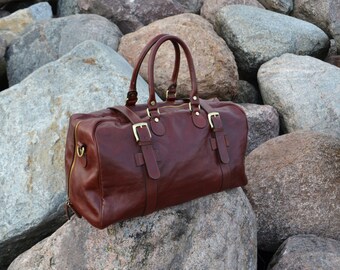 Mens leather duffel bag, Travel bag, Weekend bag, Leather unisex travel bag, Leather duffel - The Lord of The Rings