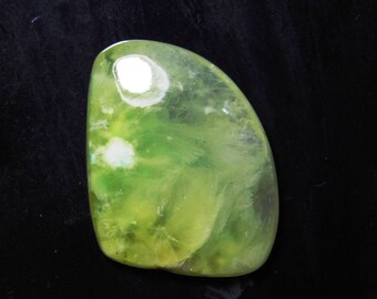 Top Rare- Prehnite Loose Gemstone, Natural Prehnite Cabochon Gemstone, Prehnite Gemstone, Prehnite loose stone 43 Cts. R-1