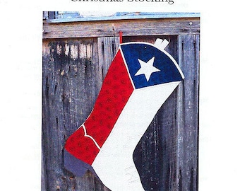 Texas Boot Christmas Stocking- Pattern only