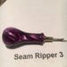 Seam Ripper (Custom, small, purple swirl)
