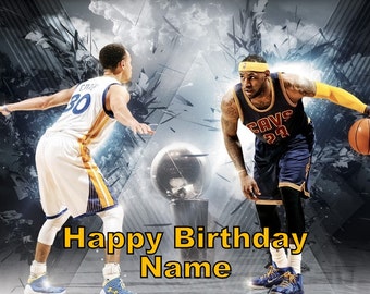 steph curry warriors basketball edible image cake topper stephen curry sheets