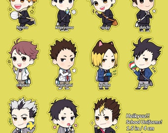 Haikyuu!! School Uniform Charms