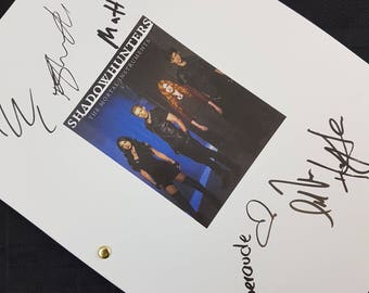 Shadowhunters TV Show Script with Signatures / Autographs Reprint Unique Gift Screenplay Present Film Movie Fan Geek Mortal Instruments