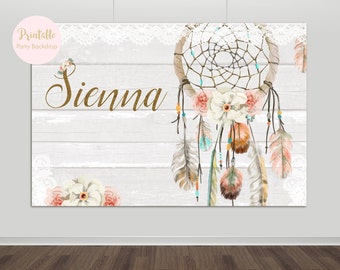Boho Backdrop, Wedding Backdrop, Shabby Chic Backdrop, Photo Backdrop, Wedding Decor, Boho Wedding, Printable Backdrop, Boho, YOU PRINT