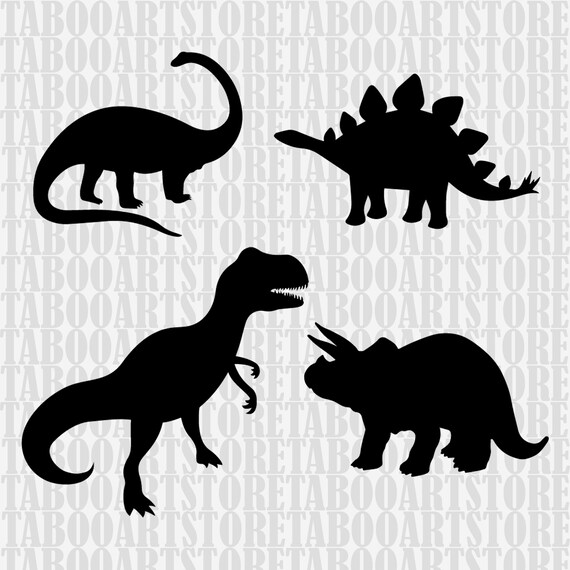 Download Dinosaur Cut File T-rex SVG Silhouette Cut File Dinosaur