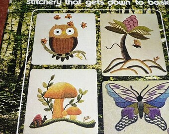 Vintage The Crewel Book Patterns