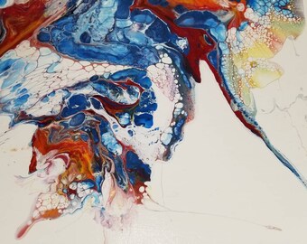 260 acrylic fluid painting