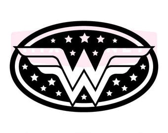 Download I Am Wonder Woman SVG DXF PNG Wonder Woman Crown Cut Files