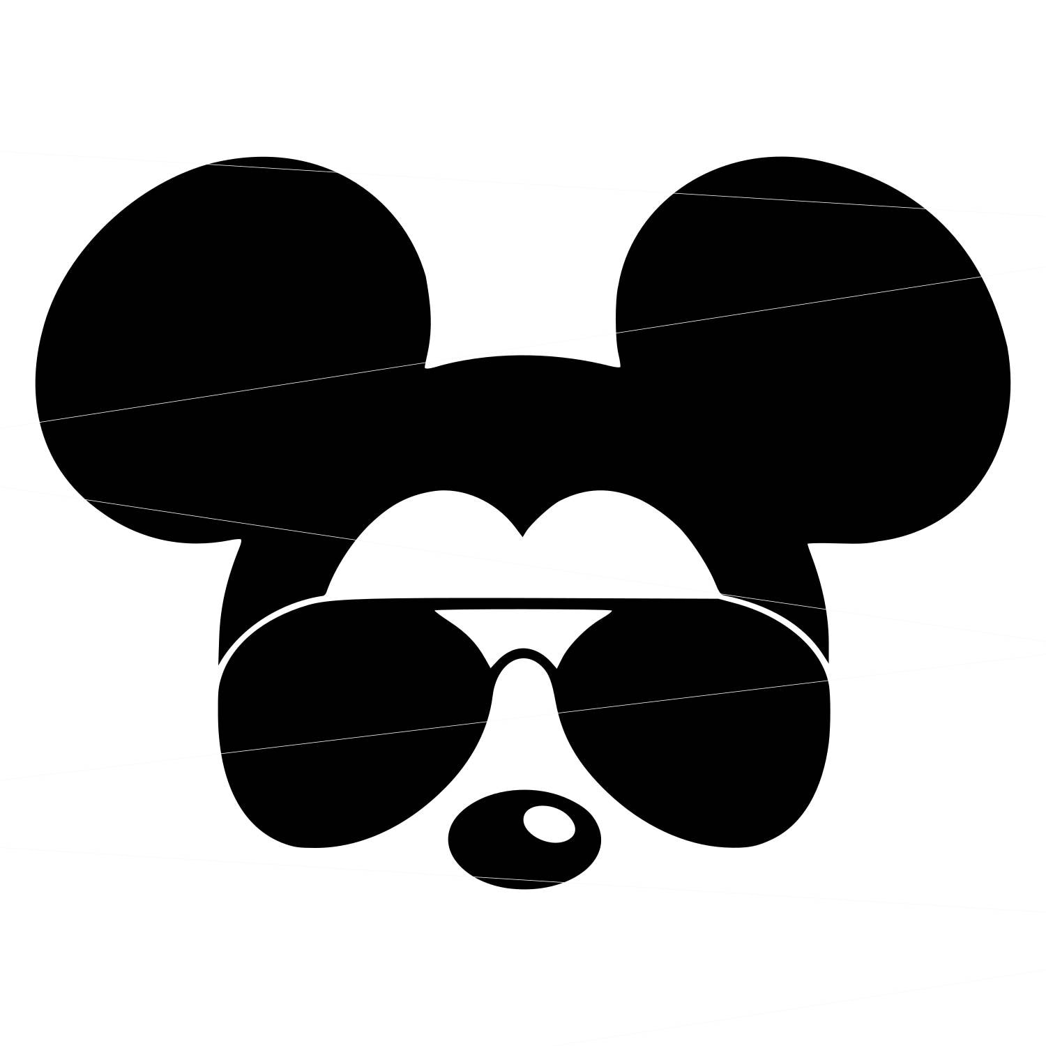 Mickey Mouse Svg Sunglasses Disney.