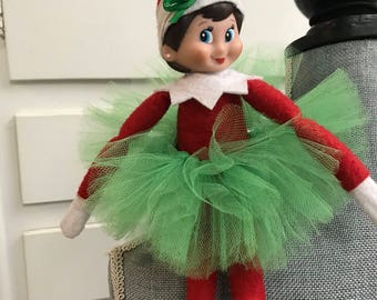 Elf on shelf tutu set, girl elf, elf the shelf accessories ,elf on the shelf clothes