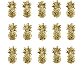 PINEAPPLE Push Pins , Set of 15pcs, **FREE SHIPPING**Usually Ships the Same Day **