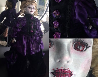 Arsynne - OOAK Halloween Porcelain Doll