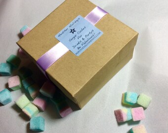 Choose YOUR COLOR Sugar Cubes (108) for Tea Parties, Champagne Toasts, Tea, Coffee, DIY Favors, Berries, Gift Ideas
