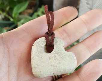 Sea Witch Holey Hag Stone Necklace|Pagan Jewelry|Odin Stone|Fairy Stone|Faerie Portals|Witch Amulets | Old World Witchcraft Occult