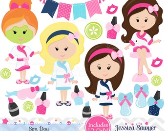 INSTANT DOWNLOAD, spa clipart and vectors for personal and commercial use