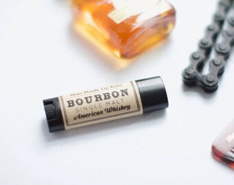 Foodie Gift, Valentine's Day Gifts for him, Bourbon Lip Balm, Groomsman Gift, Bourbon Gifts, Bourbon Dad Gift Dad Gifts for Dad