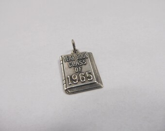 Vintage Sterling Silver Yearbook Class of 1965 W #820