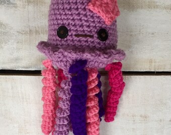 Crochet Stuffed Jellyfish