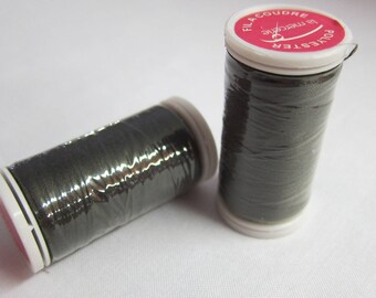 Thread gray 100% polyester 200 m