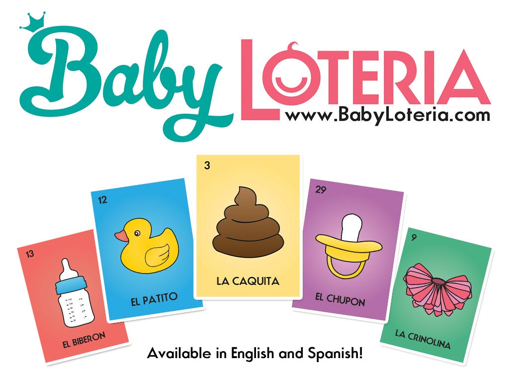 Baby shower loteria printable