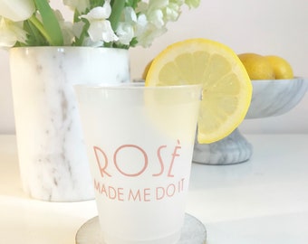 Rose All Day, Yes Way Rose, Bachelorette party, Party Favors, Bachelorette Gifts, Rose cups, Bachelorette Cups, Rose Made Me Do It